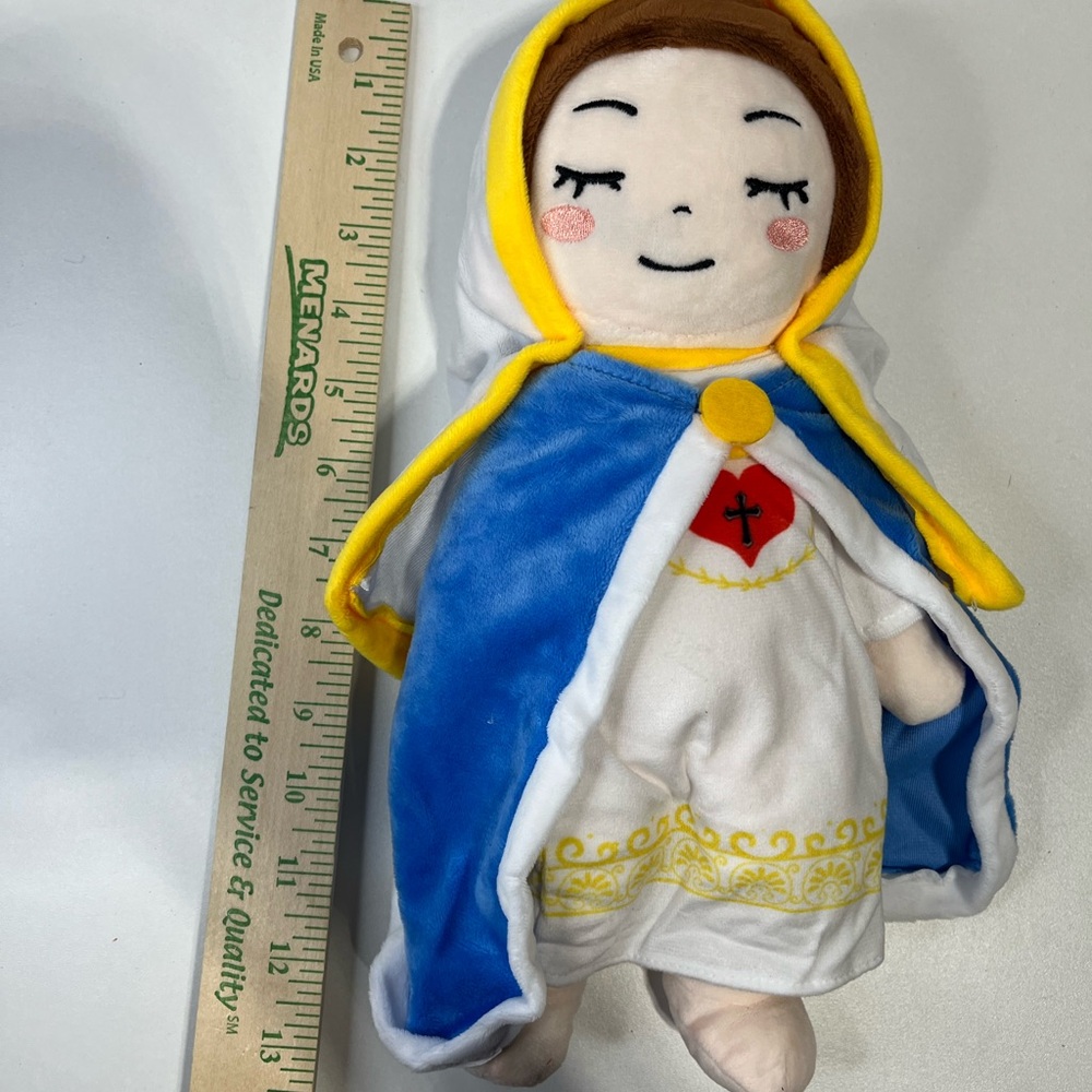 NEW 13" Blessed Virgin Mary Plush - Picture 7 of 7